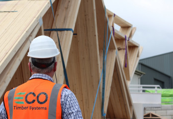 ECO Timber Systems Cork Roof Trusses Timber Frame Build Smart